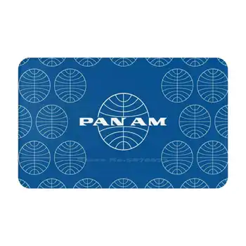Pan Am | Pan American Airways | Класически Дизайн На Крилото На Килима С Шарките, Подложка За Краката, Домашен Мат Pan American World Airways Panamfanart